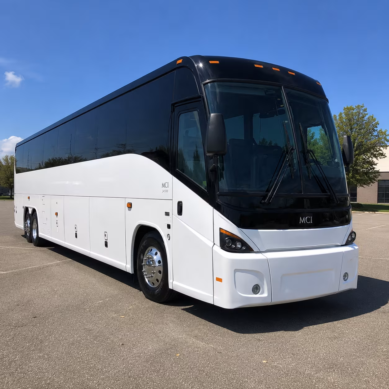 sandy 45 passenger charter bus