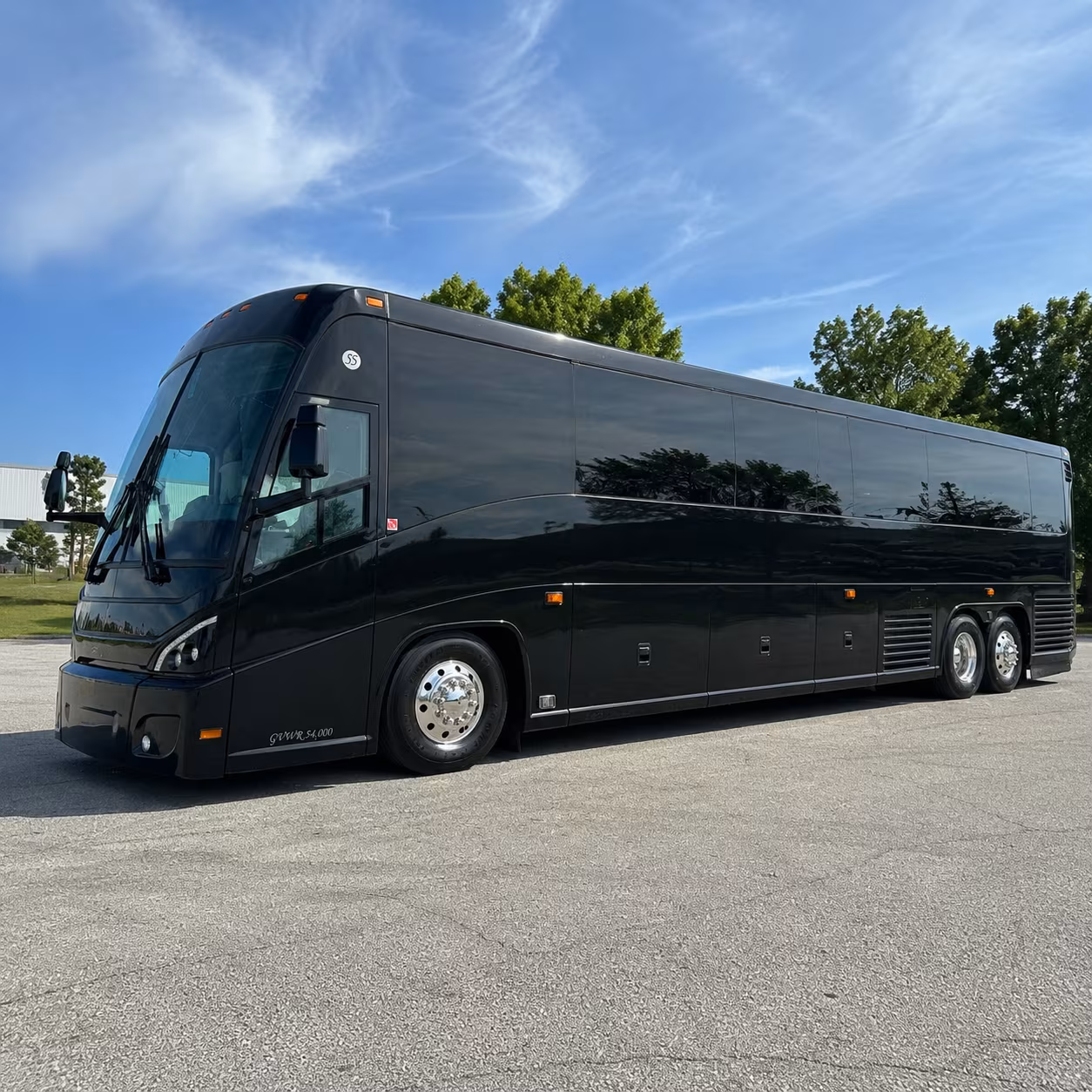 sandy 47 passenger charter bus