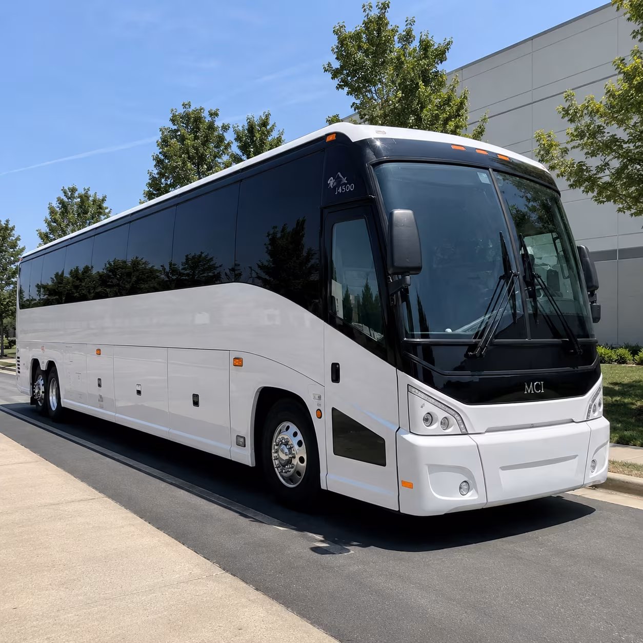 sandy government military charter bus rental