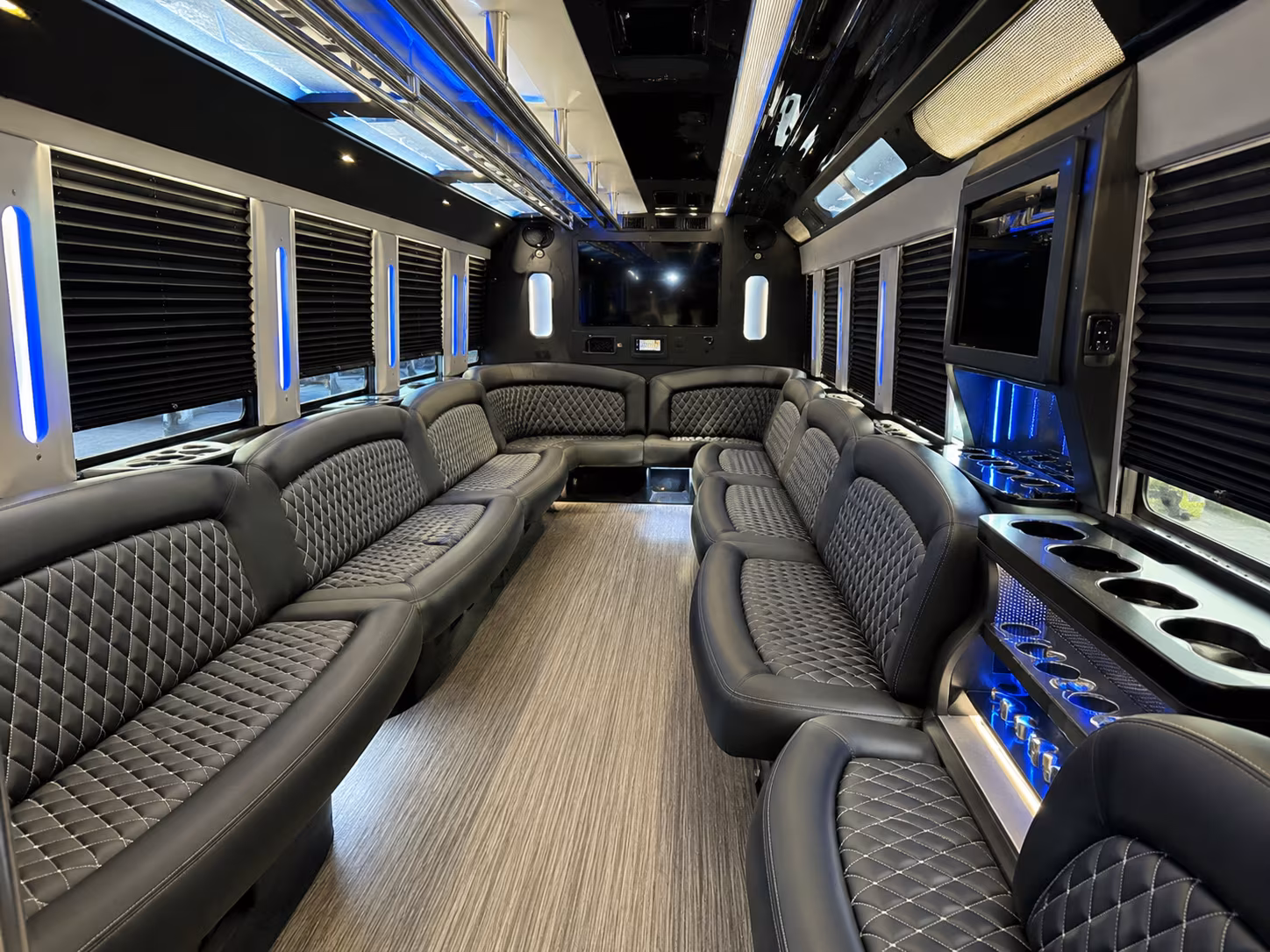 sandy new years eve party bus rental