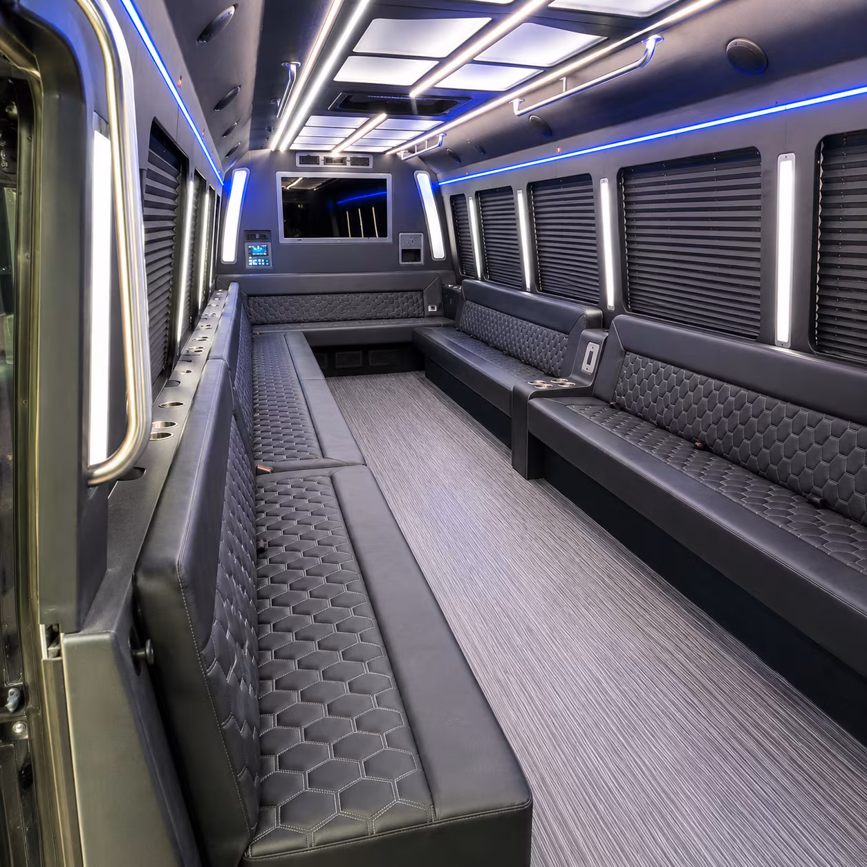 sandy party bus interior