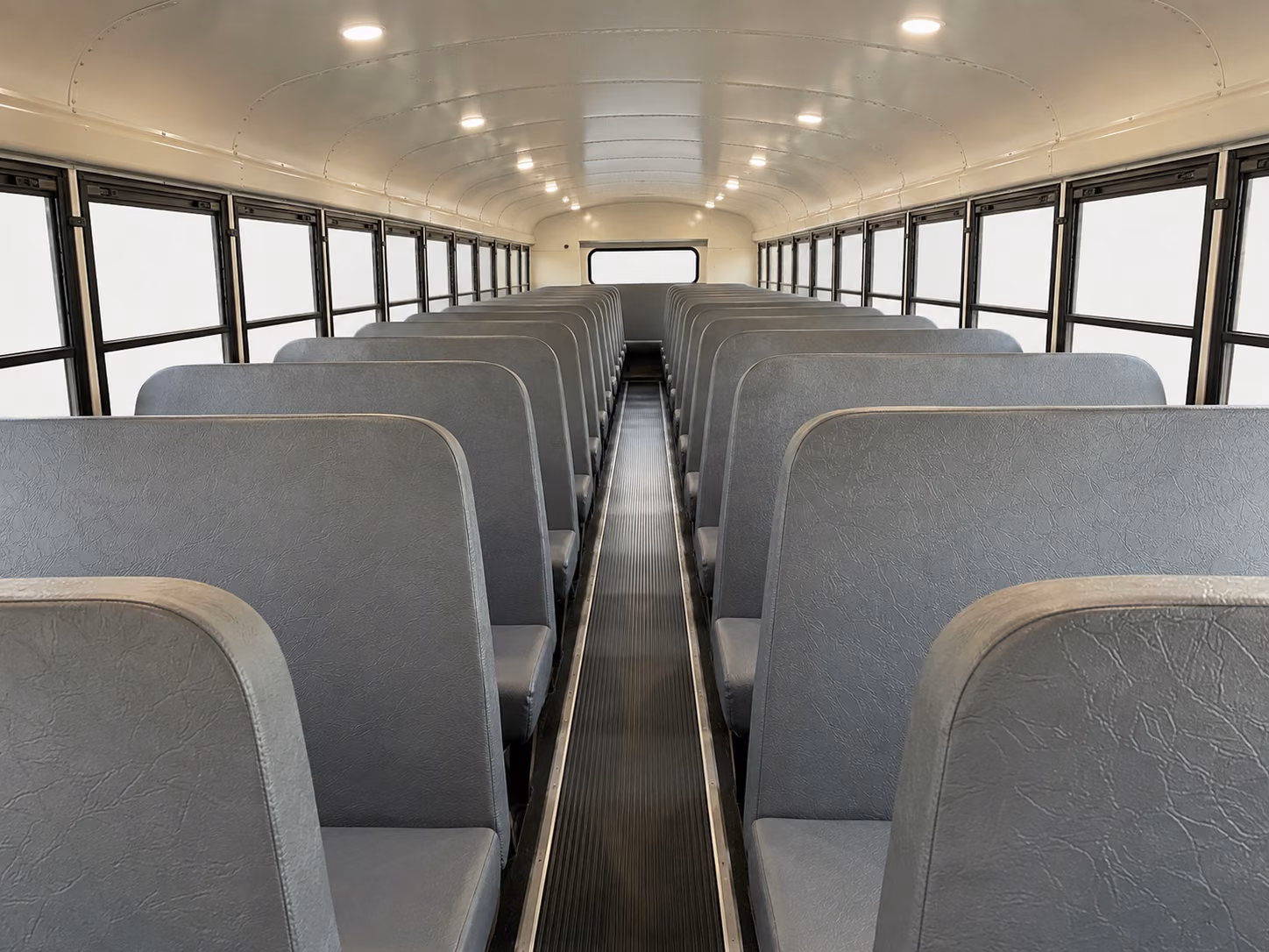 sandy school bus interior