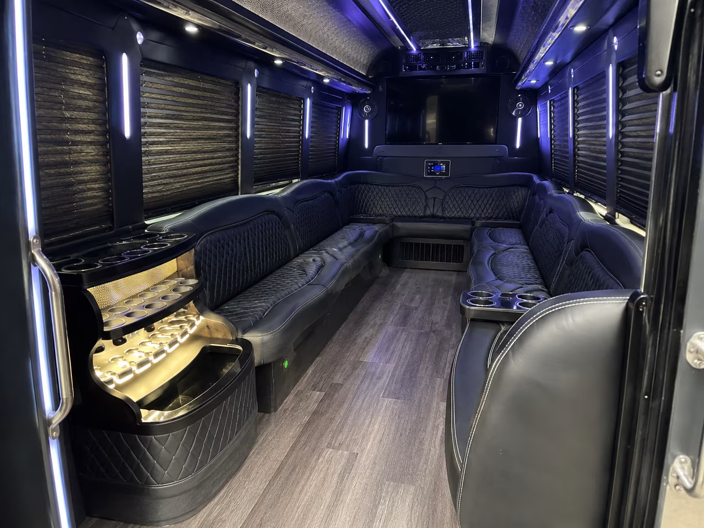 sandy sporting event party bus rental