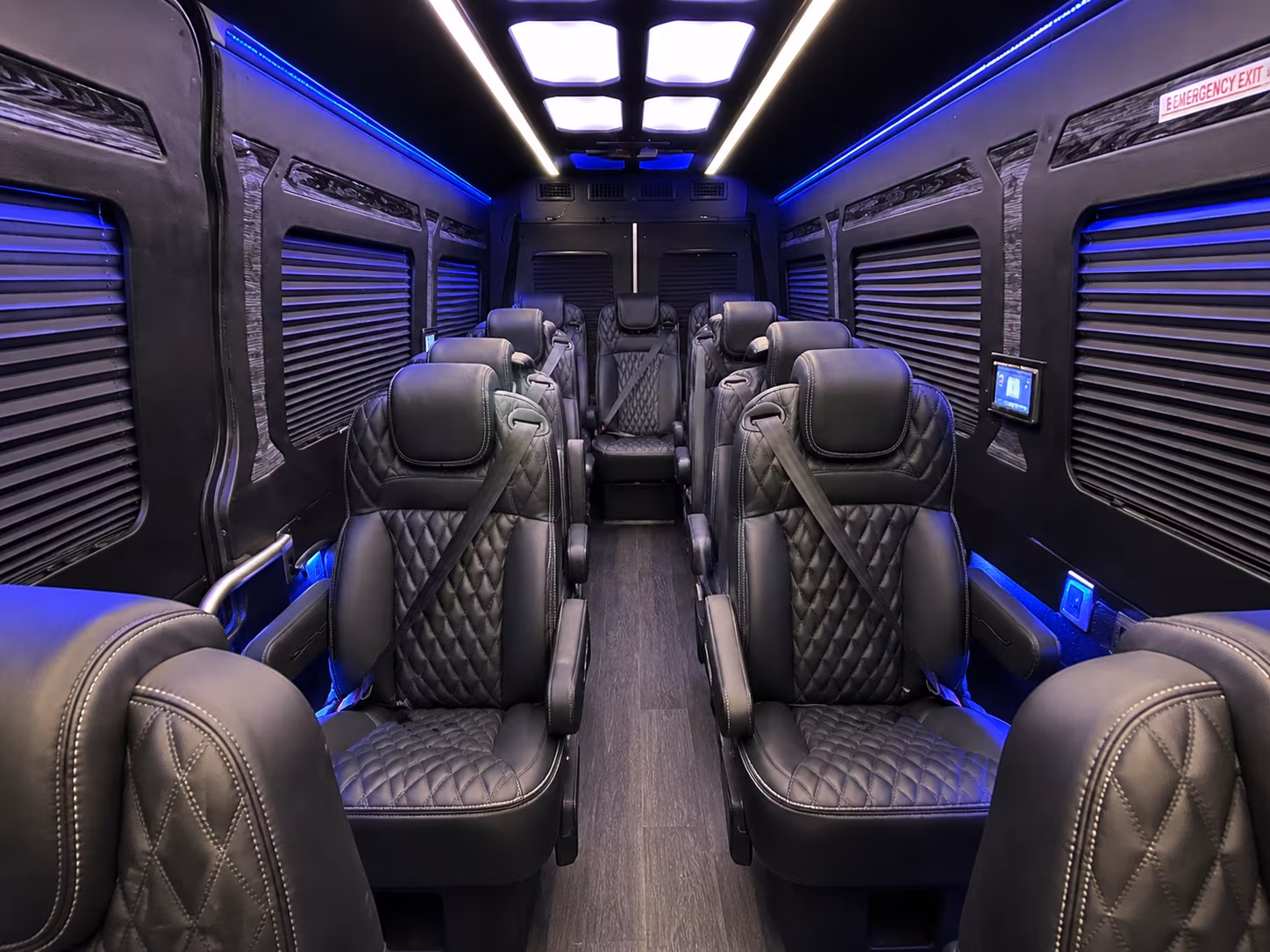 sandy sprinter van with driver inside